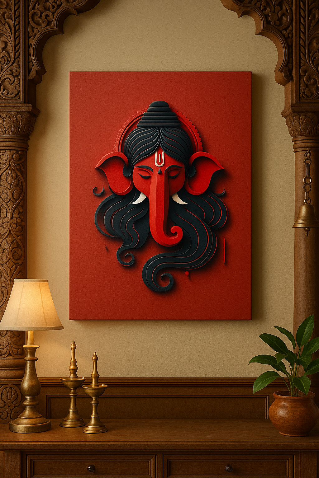 Ganesha - “The Red Blessing”