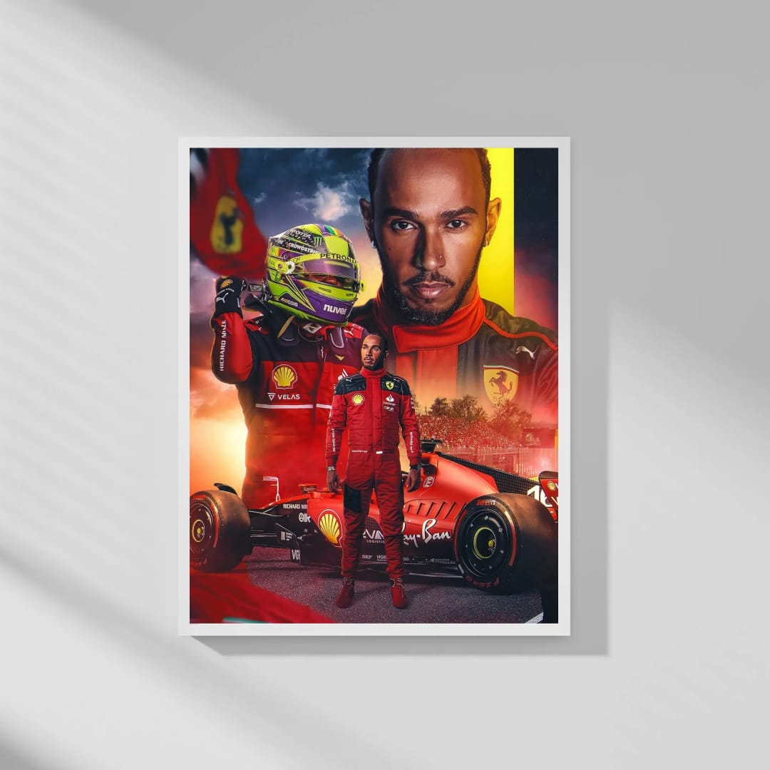 Scarlet speed - Hamilton in red