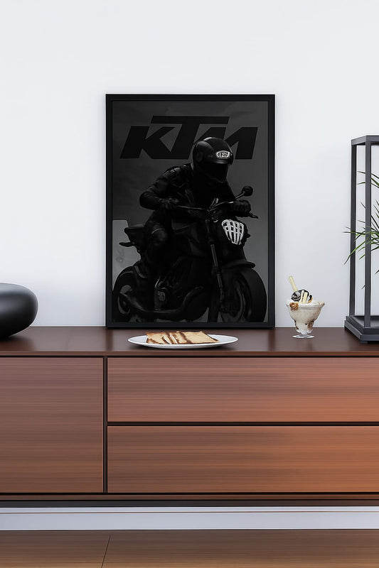 KTM Rider - motorcycle poster