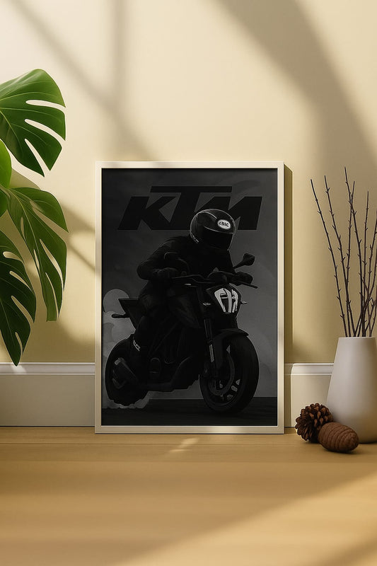 KTM Rider - motorcycle poster