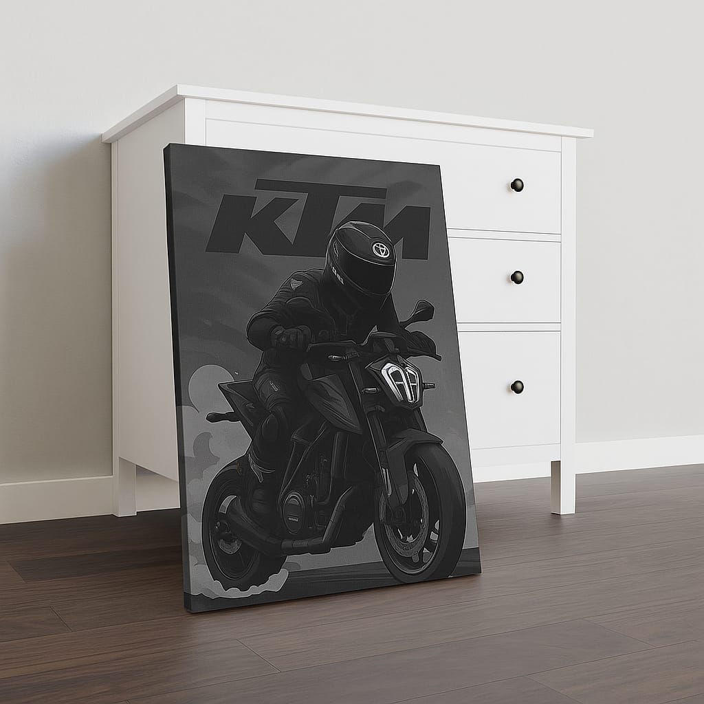 KTM Rider - motorcycle poster