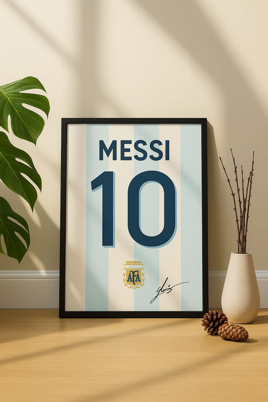 Messi minimal Argentina Art