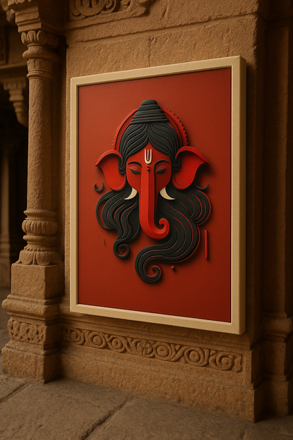 Ganesha - “The Red Blessing”