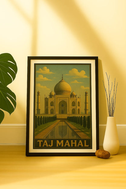 Taj mahal framed artwork